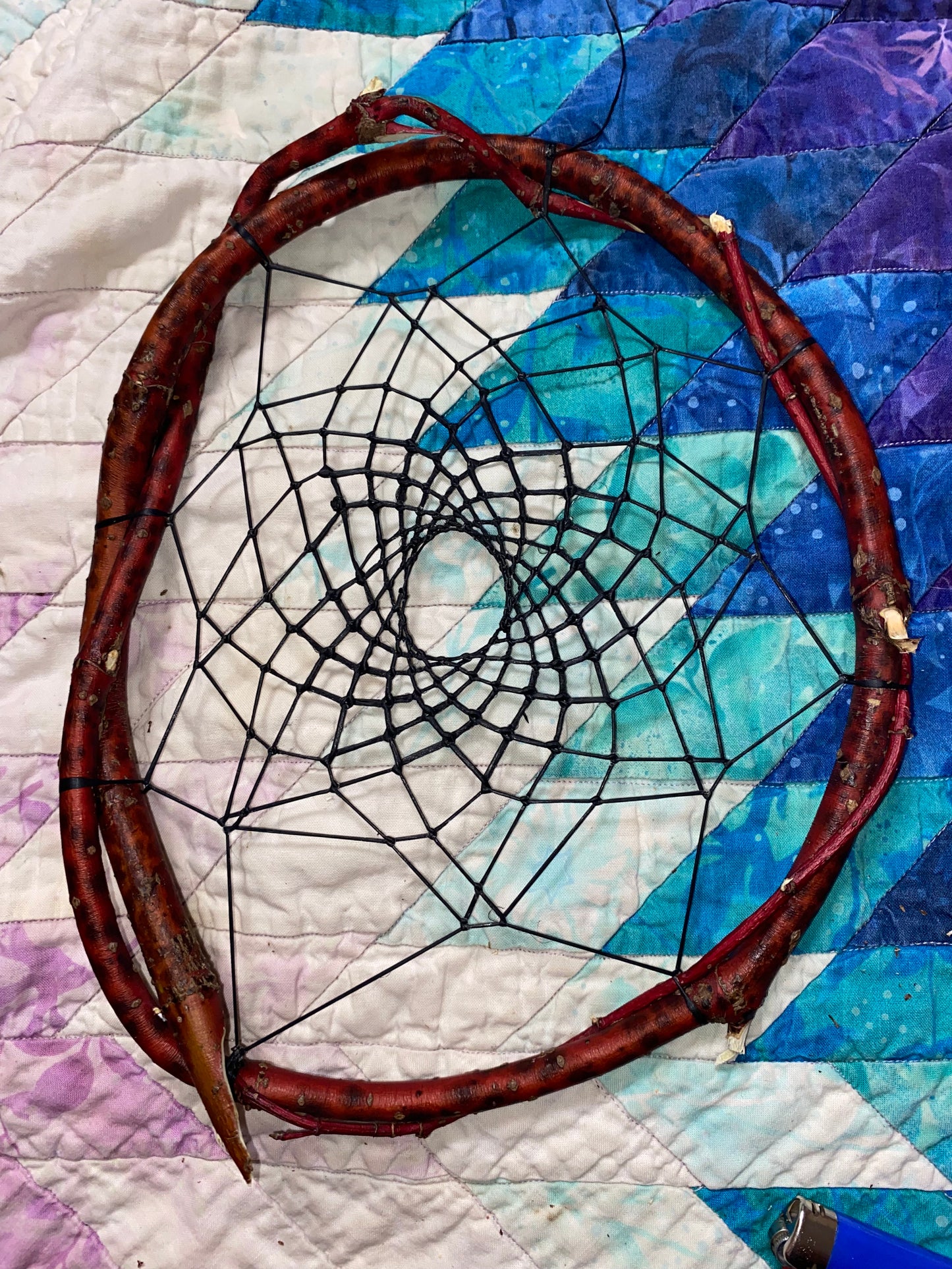 Authentic Ojibwe Dreamcatcher Handcrafted by a Bad River Healer (Gift for Donation)